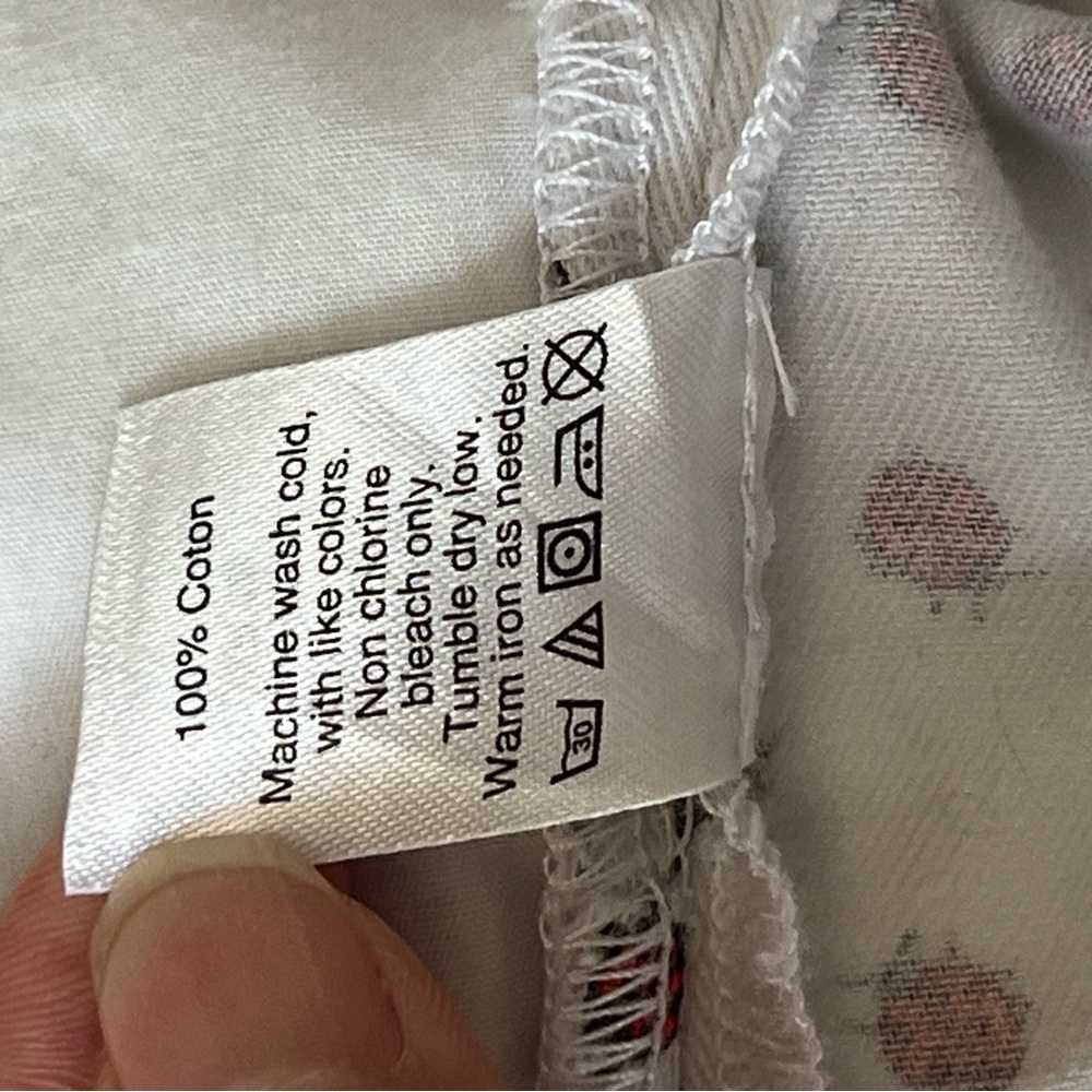 J. Crew White Shorts with Ladybugs - Picture 7 of 8